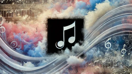 black rectangle on sheet music