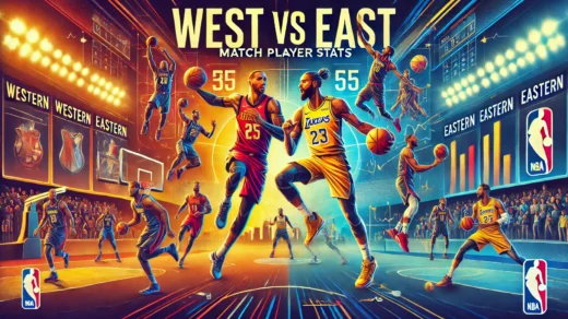 west vs east match player stats